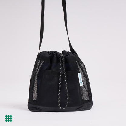 (Standard) Drawsting #Mesh - BLACK